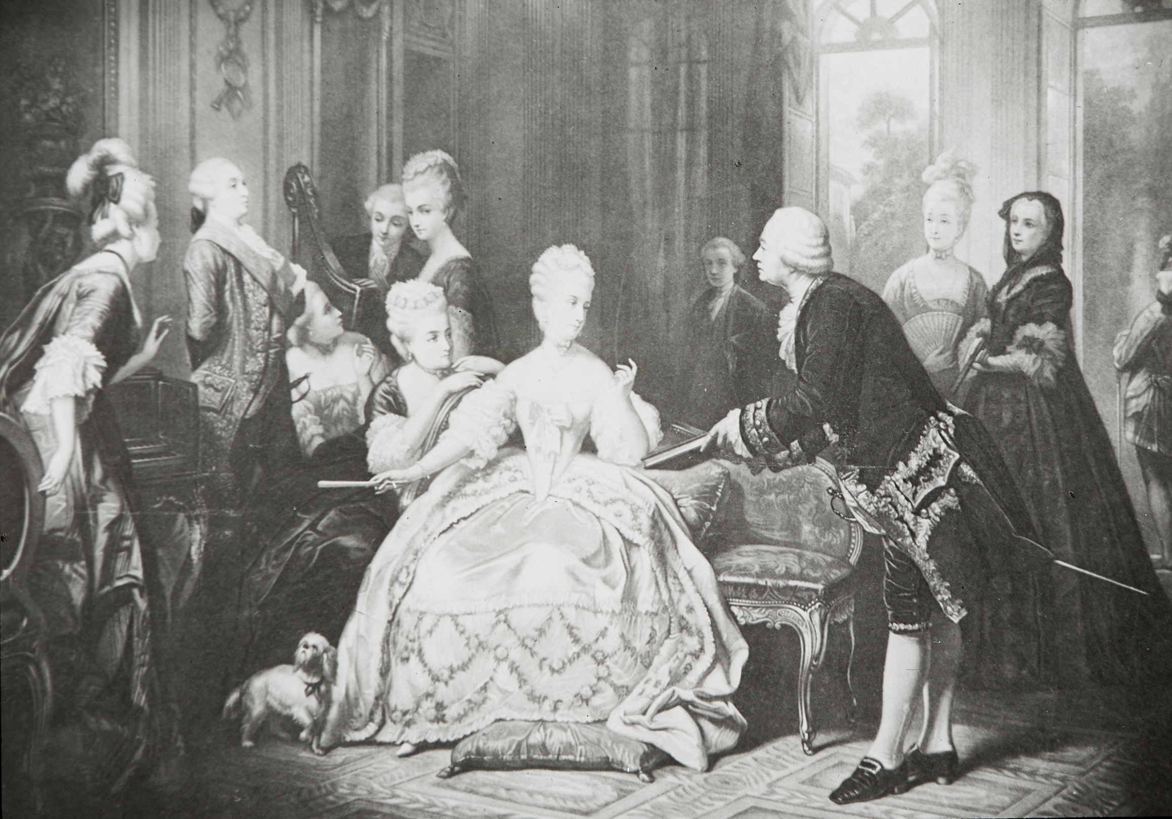 Willibald Gluck und Marie Antoinette (1750)